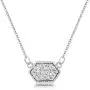 MissNity Colorful Faux Druzy Jewelry Set Drusy Necklace Silver Plated Hexagon Pendant Christmas Womens Gift for Her