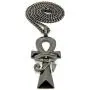 GWOOD Eye of Horus Over Ankh Pendant with 24 Inch Cuban Necklace GWOOD Eye of Horus Over Ankh Pendant with 24 Inch Cuban Necklace