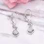 YL Dangle Drop Infinity Earrings 925 Sterling Silver Leverback Earrings 18K White Gold Jewelry for Women YL Dangle Drop Infinity Earrings 925 Sterling Silver Leverback Earrings 18K White Gold Jewelry for Women