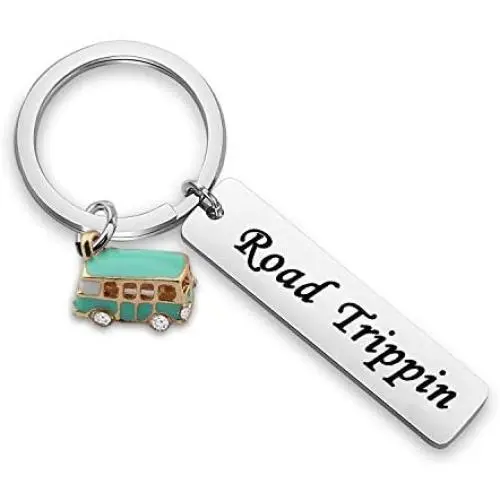 WUSUANED Vacation Gift Road Trippin Keychain Road Trip Jewelry Road Tripping Traveller Gift WUSUANED Vacation Gift Road Trippin Keychain Road Trip Jewelry Road Tripping Traveller Gift