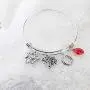 CENWA Vampire Girl Charm Bracelet Vampire Fans Gift Halloween Jewelry