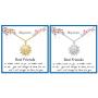 Long tiantian Best Friend Nnecklace for 2 Cute Elephant Butterfly Necklace Sun Evil Eye Cross Pendant Necklace for Girls Best Friend Necklaces Mermaid Tail Infinity Jewelry for Women