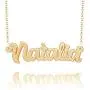 LoEnMe Jewelry Xmas Name Necklace Plated of Custom Made Sterling Silver Personalized Gift for Women Girls Couple Family