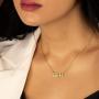 RINHOO Birth Year Number Pendant Necklace Stainless Steel Gold Number Birthday Necklace Chain Jewelry for Women Girl