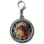 Tiger Zipper Pull,Perfect for Necklaces, Bracelets, Keychain and Earrings Charm Tiger Handmade Jewelry