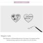XIWEN Mothers Love Charms, 925 Sterling Silver The greatest gift is you Pregnant Mother Charms Heart Shaped Beads fits Pandora Moment Bracelet, Special Gifts for Mothers Day/Women/Family