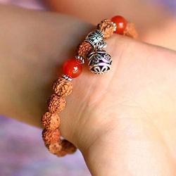 N-A Tibetan Women Onyx Women Bracelets Bangle Rudraksha Beads Bracelets for Men Lucky Jewelry