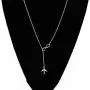 ENSIANTH Infinity and Airplane Lariat Y Necklace Jet Plane Jewelry for Stewardess Flight Attendant Traveler