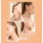 SAILIMUE 10 Pairs Abstract Face Earrings for Women Unique Eyes Lips Hollow Hand Face Outline Earrings Funky Statement Silver Gold Face Drop Dangle Earrings Set