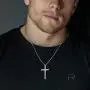 Apeso Cross Necklace for Men and Women, Gold Silver Black Stainless Steel Cross Pendant Chain Jewelry Gifts for Women Boys 20-22 Inches Apeso Cross Necklace for Men and Women, Gold Silver Black Stainless Steel Cross Pendant Chain Jewelry Gifts for Women Boys 20-22 Inches