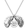 WSNANG You Are My Bestie Bitch Sunflower Locket Necklace Friendship Jewelry Gift for BFF Best Friend Sister