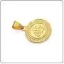 Fusamk Hip Hop Religious 18K Alloy Allah Medallion Tag Pendant Symbol Charm Necklace Fusamk Hip Hop Religious 18K Alloy Allah Medallion Tag Pendant Symbol Charm Necklace