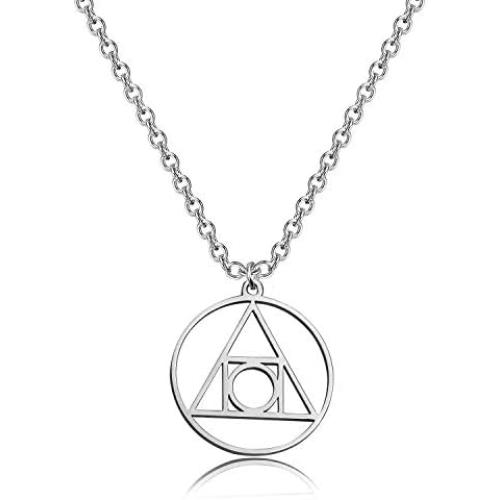 CENWA Hermetic Seal of Light Symbol Alchemy Jewelry Alchemy Elixir of Life Symbol Charm Pendant Jewelry Alchemy Symbol Pendant Necklace