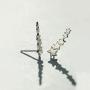 Boma Jewelry Sterling Silver Star Ear Crawler Earrings