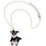 DOWAY Acrylic Charm Cute Mini Schnauzer Necklace Dog Pendant Fashion Pet Jewelry for Women Girls Decoration Party Gifts DOWAY Acrylic Charm Cute Mini Schnauzer Necklace Dog Pendant Fashion Pet Jewelry for Women Girls Decoration Party Gifts