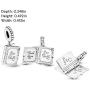 Pandora Jewelry Family Book Dangle Sterling Silver Charm