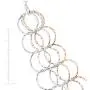 Silpada Plumeria Two-Tone Ringed Necklace in Sterling Silver & 14K Rose Gold Plate, 17'' + 2.5'' Silpada Plumeria Two-Tone Ringed Necklace in Sterling Silver & 14K Rose Gold Plate, 17'' + 2.5''