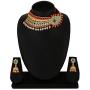 Efulgenz Indian Bollywood Traditional Kundan Pearl Wedding Choker Necklace Earrings Jewelry Set