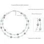 Belacqua Natural Aquamarine & Cultured Freshwater Pearl Layered Station Chain Necklace Belacqua Natural Aquamarine & Cultured Freshwater Pearl Layered Station Chain Necklace