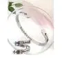 RENYILIN Inspirational Cuff Bracelet and Double Stainless Steel Ring, The Bracelet and Ring Size can be Adjusted for Girls and Boys