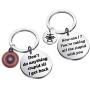 AKTAP Funny Captain America Bucky Friendship Keychain Don‘t do Anything Stupid til I get Back Comic Inspire Gift for BFF