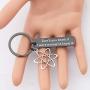 KEYCHIN The Big Bang Theory TV Show Jewellery Dont You Think If I were Wrong Id Know It Keychain with Linear Atom TBBT Fans Gifts