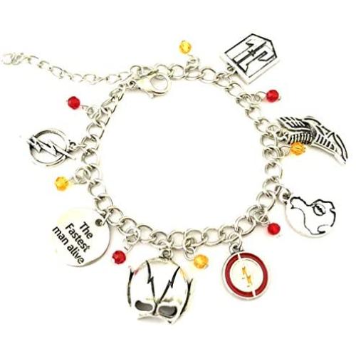 Universe of Fandoms TV Movies Show Original Design Quality Cosplay Jewelry Superhero the flash Charm Bracelet Gifts for Women