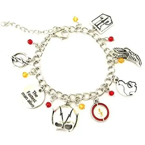 Universe of Fandoms TV Movies Show Original Design Quality Cosplay Jewelry Superhero the flash Charm Bracelet Gifts for Women
