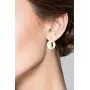 Miabella 925 Sterling Silver Italian High Polished Round Dome Button Bead Ball Statement Leverback Earrings for Women 12mm, 18mm Made in Italy
