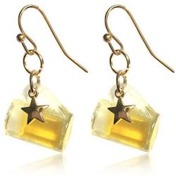 DAMLENG Cute Unique Beer Cup Bottle Dangle Drop Earrings With Star for Women Girls Statement Jewelry