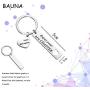 BAUNA Retirement Keychain Enjoy Your New Chapter Retirement Key Ring for Coworker Leaving Retired Gifts