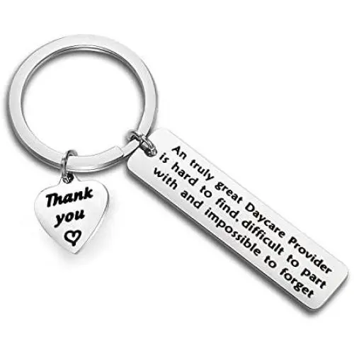 Zuo Bao Daycare Teacher Gift Daycare Provider Gift Early Childhood Educators Gift Daycare Provider Appreciation Gift A Truly Daycare Provider is Hard to Find Keychain Zuo Bao Daycare Teacher Gift Daycare Provider Gift Early Childhood Educators Gift Daycare Provider Appreciation Gift A Truly Daycare Provider is Hard to Find Keychain