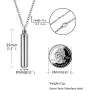 VNOX Pack of 2/3/4/5 -Unisex Customize Memorial Keepsake Stainless Steel Cylinder Cremation Ashes Necklace VNOX Pack of 2/3/4/5 -Unisex Customize Memorial Keepsake Stainless Steel Cylinder Cremation Ashes Necklace