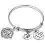BAUNA Inspirational Bracelet Follow Your Dreams They Know The Way Dumbo Bracelet with Compass Charm Graduation Gifts for Her BAUNA Inspirational Bracelet Follow Your Dreams They Know The Way Dumbo Bracelet with Compass Charm Graduation Gifts for Her