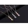 Ascona Gold Plated Cubic Zirconia Journey Necklaces for Women girls 3 Stone Simulated Diamond Twisted Pendant Womens Jewelry Necklace, 18+2'' Ascona Gold Plated Cubic Zirconia Journey Necklaces for Women girls 3 Stone Simulated Diamond Twisted Pendant Womens Jewelry Necklace, 18+2''