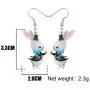 WEVENI Acrylic Easter Bunny Rabbit Earrings Hare Dangle Drop Pet Jewelry For Women Girls Charm Gift WEVENI Acrylic Easter Bunny Rabbit Earrings Hare Dangle Drop Pet Jewelry For Women Girls Charm Gift