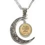 Delicate Necklace,Crescent Moon Necklace,Quote ''For most of History, Anonymous was a Woman'' - Literary Pendant - Literature Jewelry - Gift Writer Delicate Necklace,Crescent Moon Necklace,Quote ''For most of History, Anonymous was a Woman'' - Literary Pendant - Literature Jewelry - Gift Writer