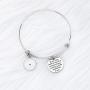 AKTAP Faith Bangle Real Mustard Seed Jewelry Inspirational Religious Gift If You Have Faith As Small As A Mustard Seed Nothing Will Be Impossible