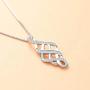 Irish Celtic Knot Necklace Sterling Silver Good Luck Vintage Irish Celtics Love Pendant Necklace Jewelry Gifts for Women Girls