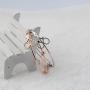 Zuo Bao Steampunk Shears Scissor Bangle Bracelet for Hairdresser