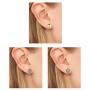 6 Pairs Fashion Vintage Drop Dangle Earrings Set for Women Bohemian Hollow Leaf Acrylic Earrings Jewelry for Gifts