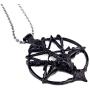 Vintage Sheep Head Skull Pendant Necklace, AILUOR Fashion Women Mens Stainless Steel Round Rams Goat Head Argali Necklace Jewelry
