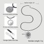 Compass Necklace for Men, S925 Sterling Silver Pendant''Compass of Life'' Men Jewelry Gifts with Leather Rope length 22inch (56cm)