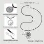 Compass Necklace for Men, S925 Sterling Silver Pendant''Compass of Life'' Men Jewelry Gifts with Leather Rope length 22inch (56cm)