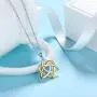Besilver Christmas Necklace Gift Men Women 925 Sterling Silver Celtic Magen David Star/Horus Eye of Ra/Double Heart/Celtic Knot Pendant Necklace Amulet Jewelry Gift Besilver Christmas Necklace Gift Men Women 925 Sterling Silver Celtic Magen David Star/Horus Eye of Ra/Double Heart/Celtic Knot Pendant Necklace Amulet Jewelry Gift
