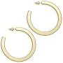 PAVOI 14K Gold Plated Hoop Earrings For Women | 4mm Flat Infinity Gold Hoops Women Earrings | Gold Plated Loop Earrings For Women | Lightweight Hoop Earrings Set For Girls PAVOI 14K Gold Plated Hoop Earrings For Women | 4mm Flat Infinity Gold Hoops Women Earrings | Gold Plated Loop Earrings For Women | Lightweight Hoop Earrings Set For Girls