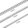 INBLUE Curb Chain Necklace for Men Women Boy Water Resistent 316L Stainless Steel Big Thick Hip Hop Chunky Cuban Link Chains Plated Finish Jewelry Gifts INBLUE Curb Chain Necklace for Men Women Boy Water Resistent 316L Stainless Steel Big Thick Hip Hop Chunky Cuban Link Chains Plated Finish Jewelry Gifts