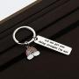 CENWA LGBTQ Gift LGBT Keychain Let Me Get One Thing Straight Im Not Rainbow Charm Jewelry Equality Gift Gay Pride Gift