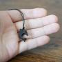 Cute Dolphin Natural Wood Pendant Necklace for Men Women Children Kids Boys Girls Gift Wooden Car Rearview Mirror Pendant