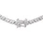 JanKuo Jewelry Rhodium Plated Prom Bridal Floral Graduated Marquise CZ Necklace Earrings Jewelry Set, 17'' JanKuo Jewelry Rhodium Plated Prom Bridal Floral Graduated Marquise CZ Necklace Earrings Jewelry Set, 17''